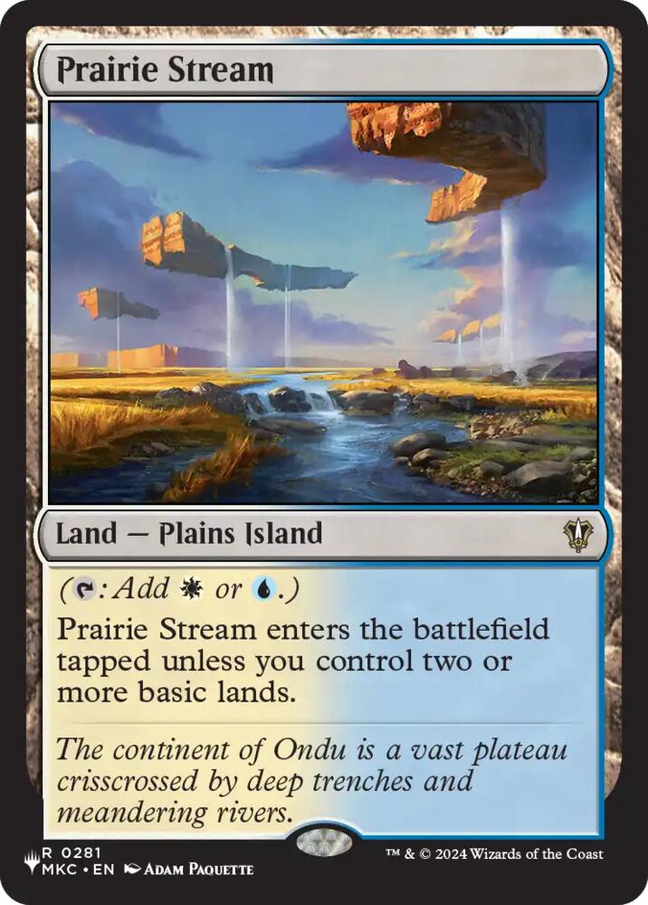 Prairie Stream (281) [The List Reprints]
