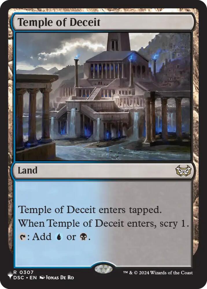 Temple of Deceit (307) [The List Reprints]