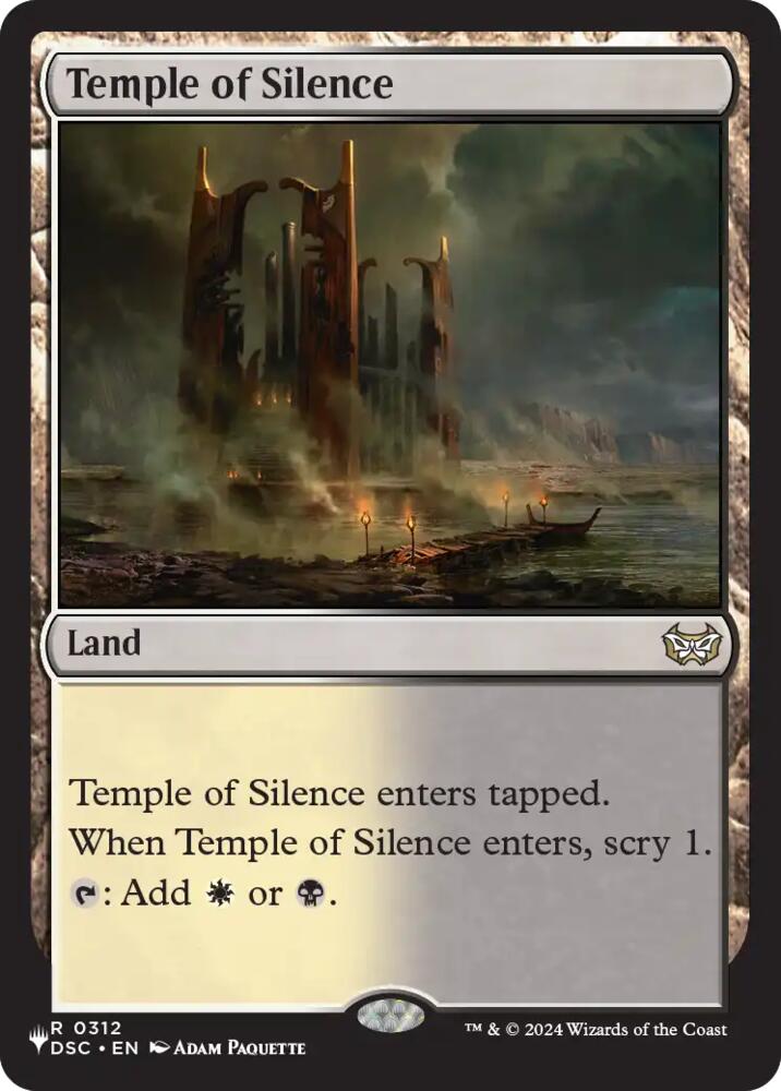 Temple of Silence (312) [The List Reprints]