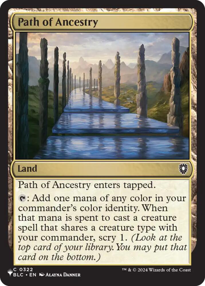 Path of Ancestry (BLC) (322) [The List Reprints]