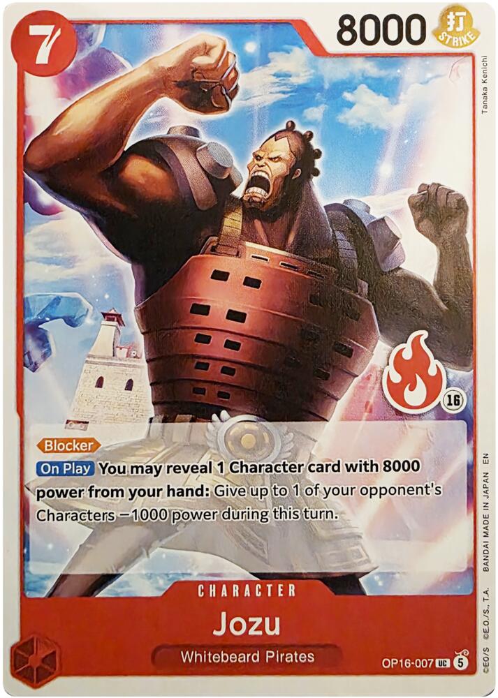 Jozu (Ace Deck) (OP16-007) [Set Sail Deck Set]