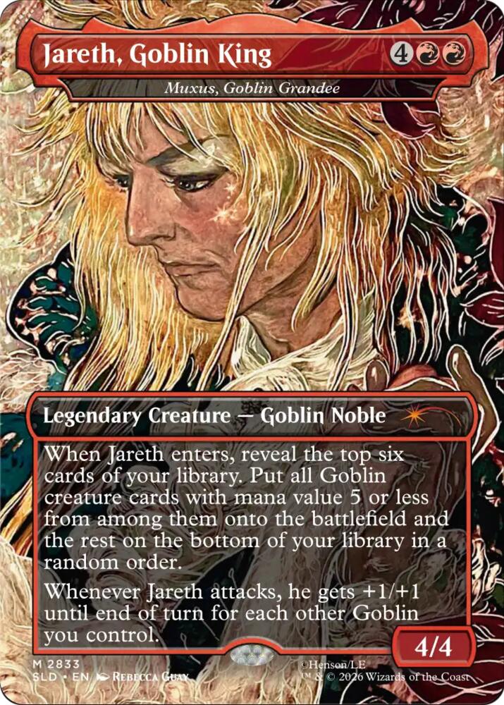 Jareth, Goblin King - Muxus, Goblin Grandee (2833) [Secret Lair Drop Series]
