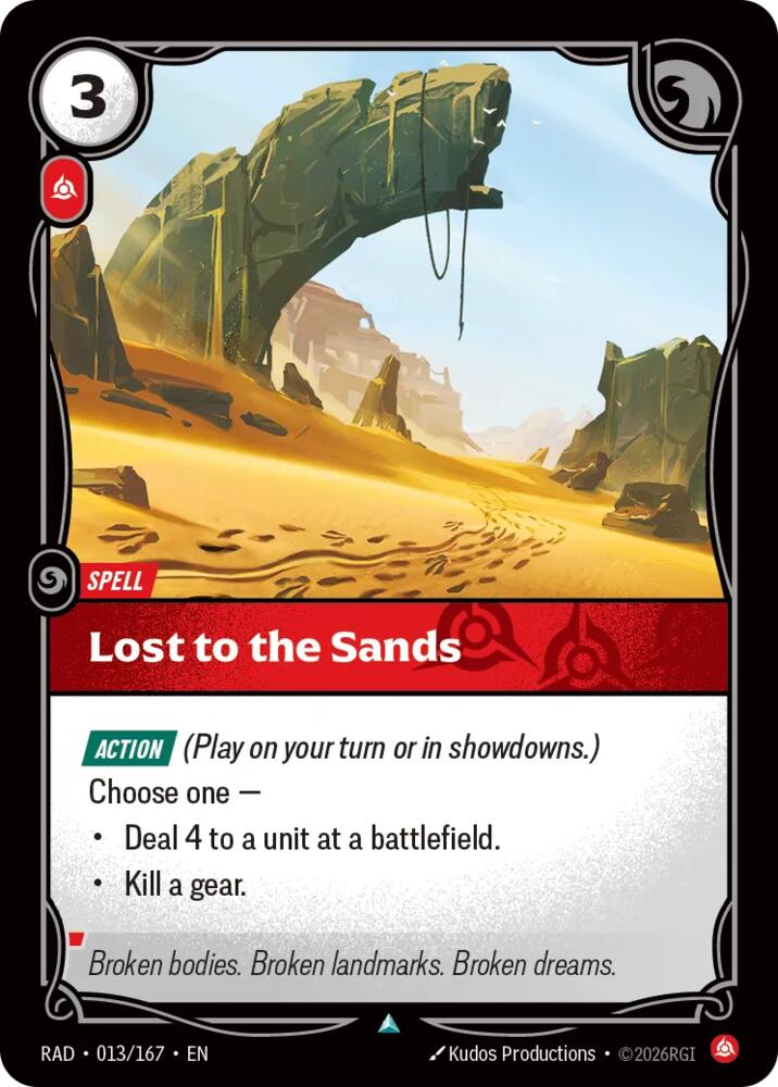 Lost to the Sands (013/167) [Radiance]