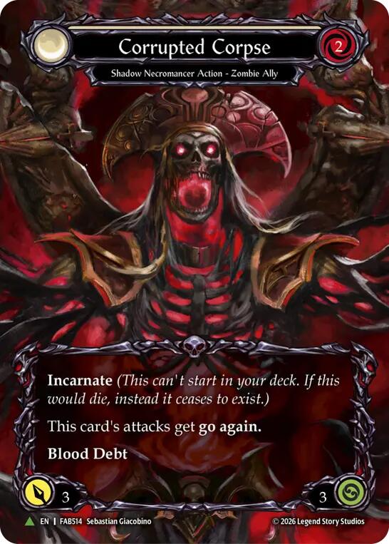 Corrupted Corpse (Marvel) (FAB514) (A) (FAB514) [Flesh and Blood: Promo Cards]