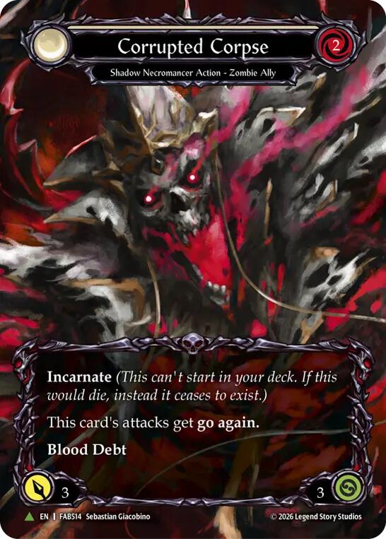Corrupted Corpse (Marvel) (FAB514) (D) (FAB514) [Flesh and Blood: Promo Cards]