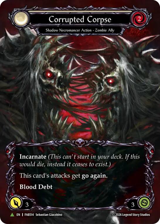 Corrupted Corpse (Marvel) (FAB514) (F) (FAB514) [Flesh and Blood: Promo Cards]
