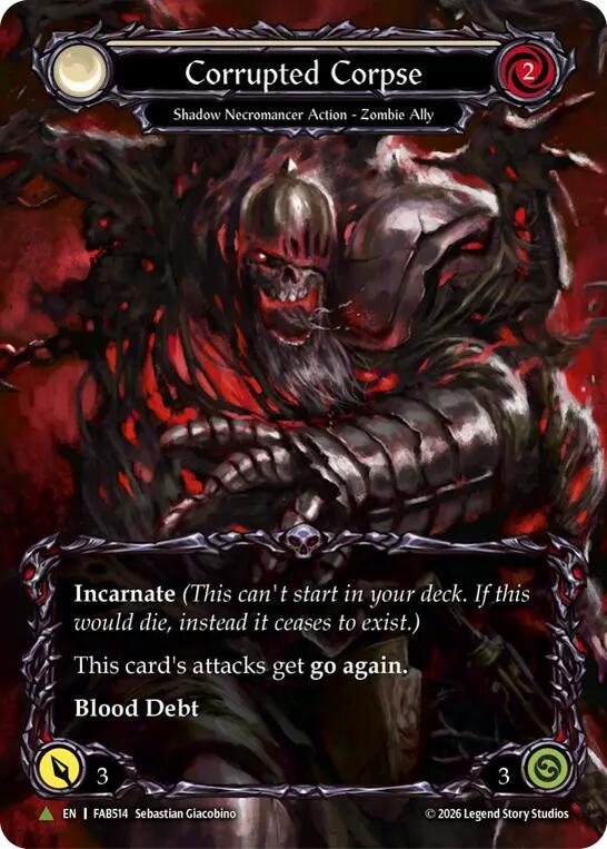 Corrupted Corpse (Marvel) (FAB514) (G) (FAB514) [Flesh and Blood: Promo Cards]