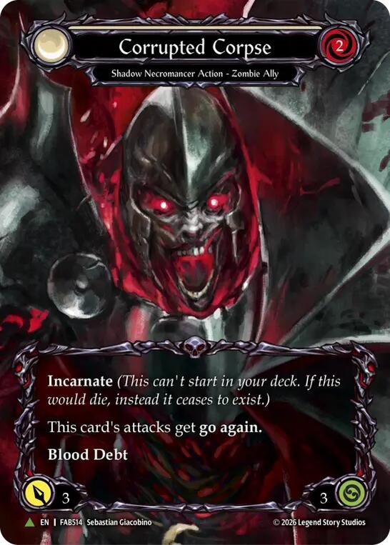 Corrupted Corpse (Marvel) (FAB514) (H) (FAB514) [Flesh and Blood: Promo Cards]