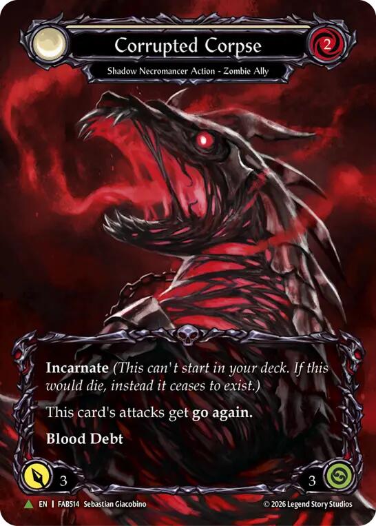 Corrupted Corpse (Marvel) (FAB514) (I) (FAB514) [Flesh and Blood: Promo Cards]
