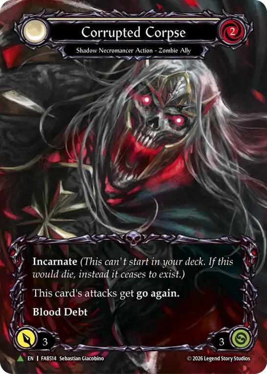 Corrupted Corpse (Marvel) (FAB514) (J) (FAB514) [Flesh and Blood: Promo Cards]