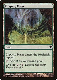 Slippery Karst (324) [Commander 2013]