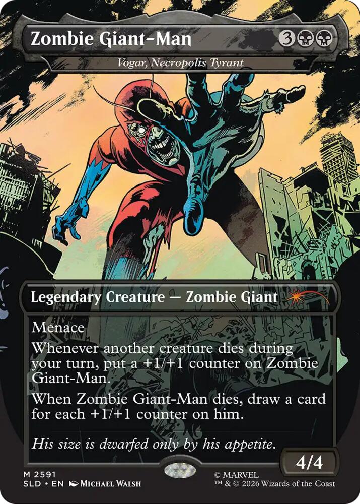 Zombie Giant-Man - Vogar, Necropolis Tyrant (2591) [Secret Lair Drop Series]