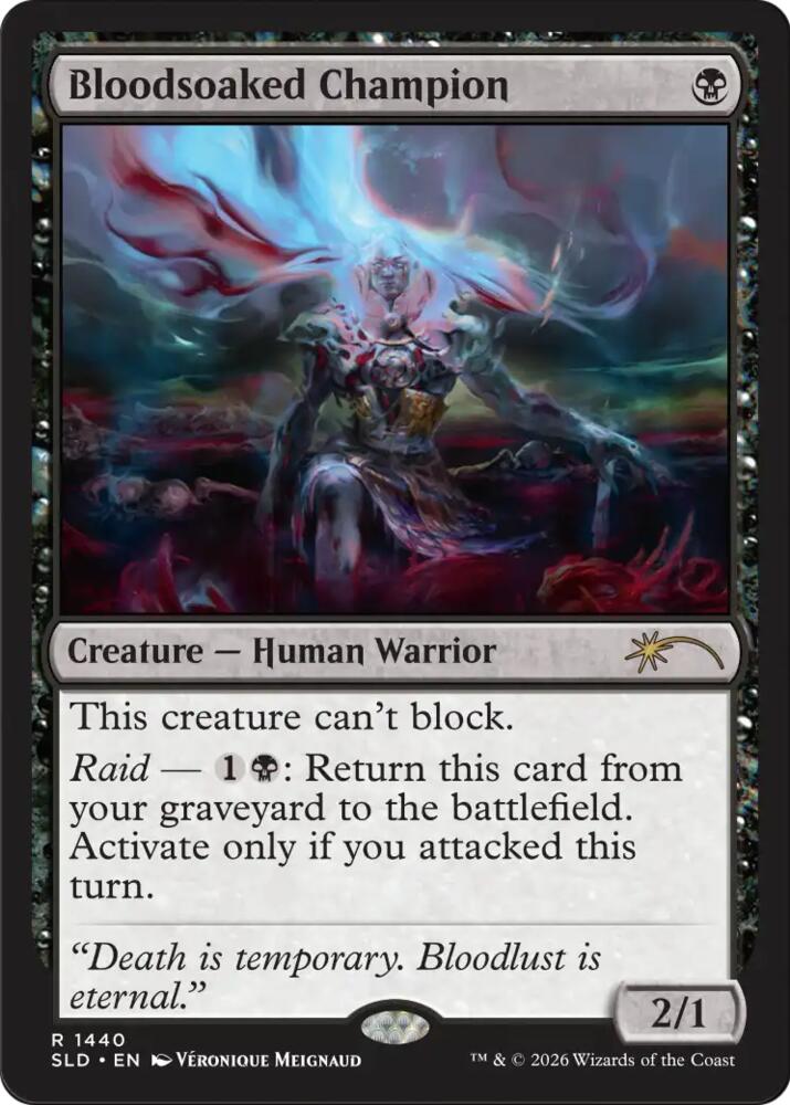 Bloodsoaked Champion (1440) [Secret Lair Drop Series]