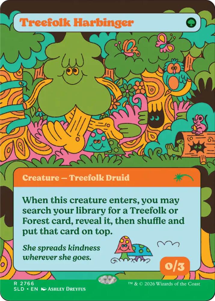 Treefolk Harbinger (2766) [Secret Lair Drop Series]