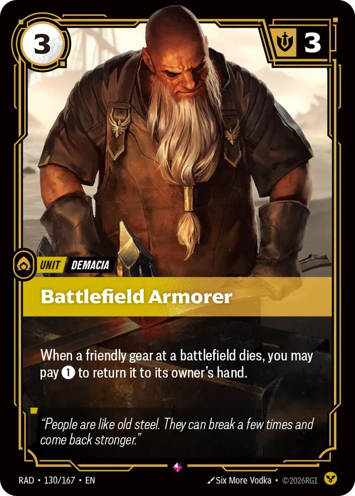 Battlefield Armorer (130/167) [Radiance]