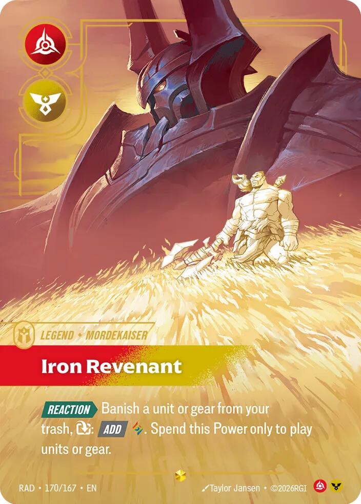 Mordekaiser, Iron Revenant (Overnumbered) (170/167) [Radiance]