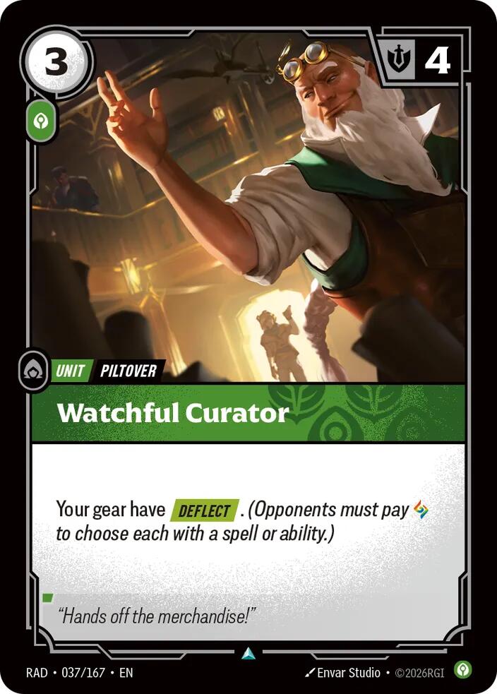 Watchful Curator (037/167) [Radiance]