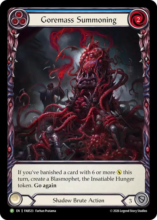 Goremass Summoning - FAB523 (FAB523) [Flesh and Blood: Promo Cards]