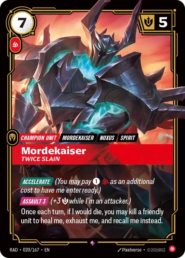Mordekaiser, Twice Slain (020/167) [Radiance]
