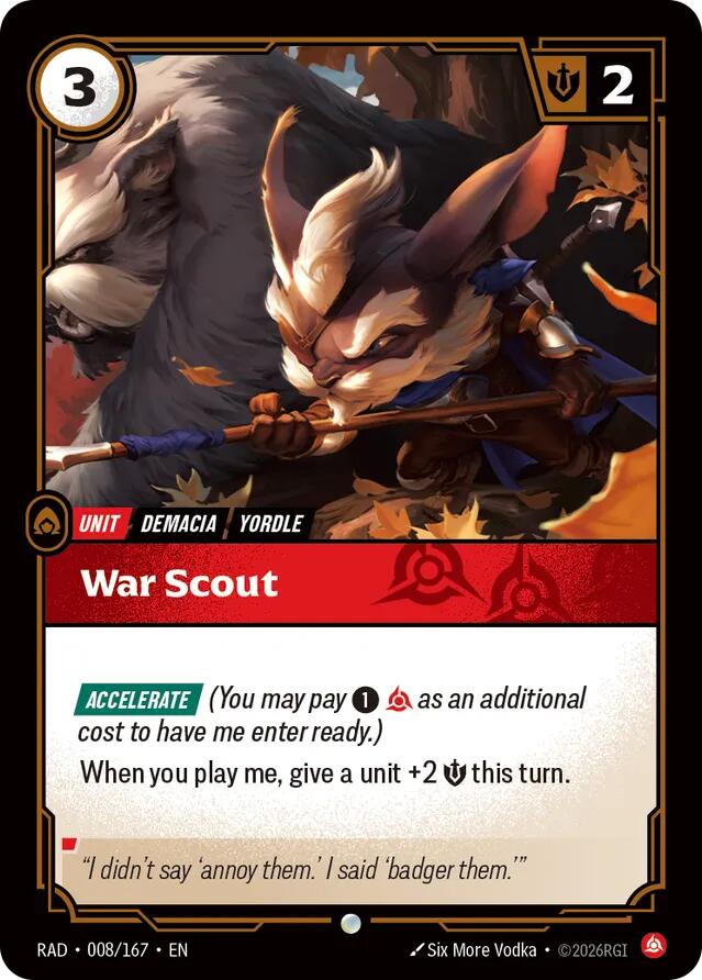 War Scout (008/167) [Radiance]