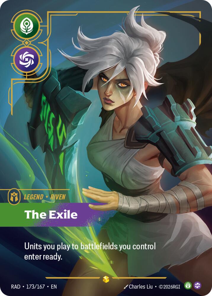 Riven, The Exile (Overnumbered) (173/167) [Radiance]