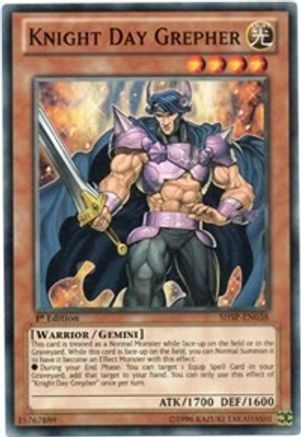 Knight Day Grepher (SHSP-EN038) - Shadow Specters 1st Edition