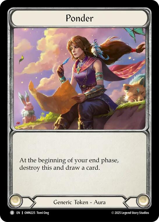 Ponder // Lightning Flow (OMN225 // OMN203) [Omens of the Third Age]