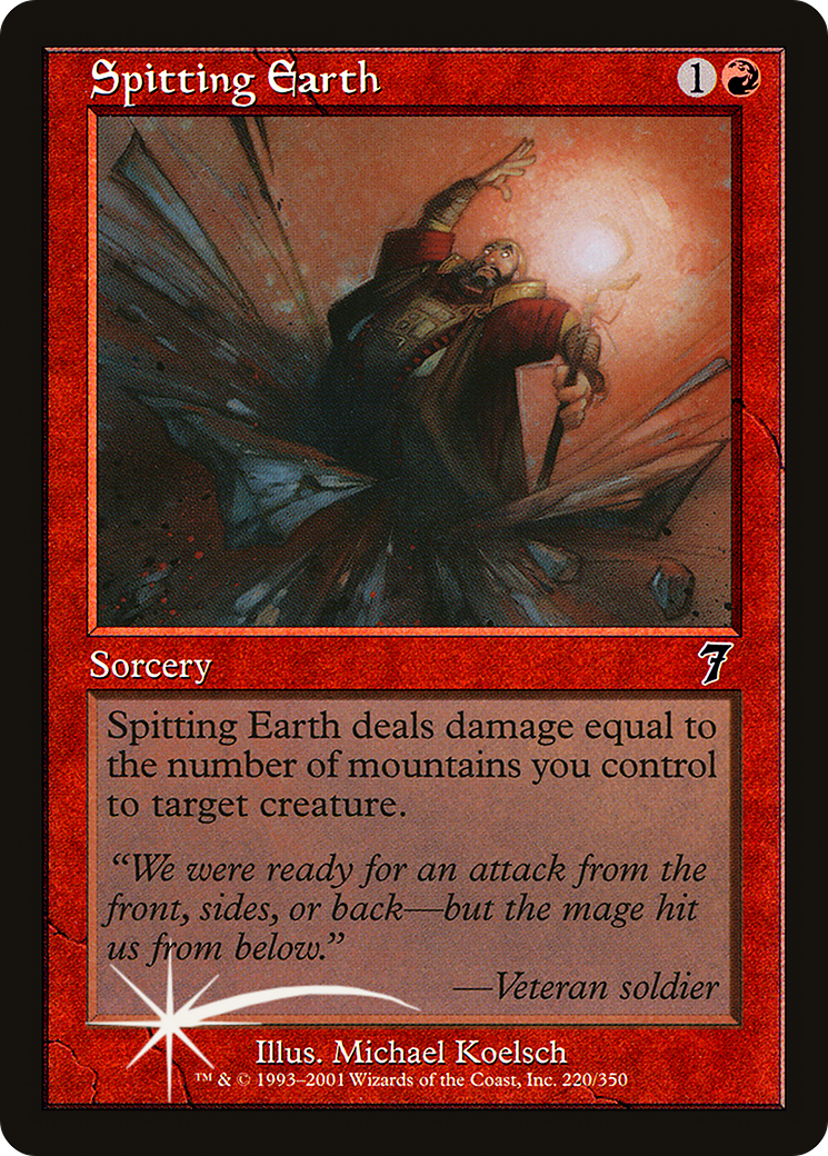 Spitting Earth (7ED-220★) - 7th Edition