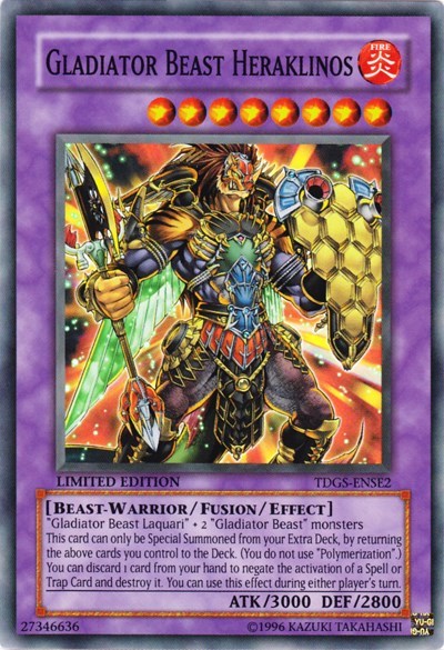 Gladiator Beast Heraklinos (TDGS-ENSE2) [The Duelist Genesis]