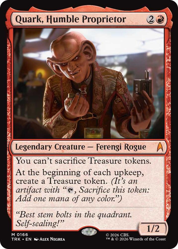 Quark, Humble Proprietor (166) [Star Trek]