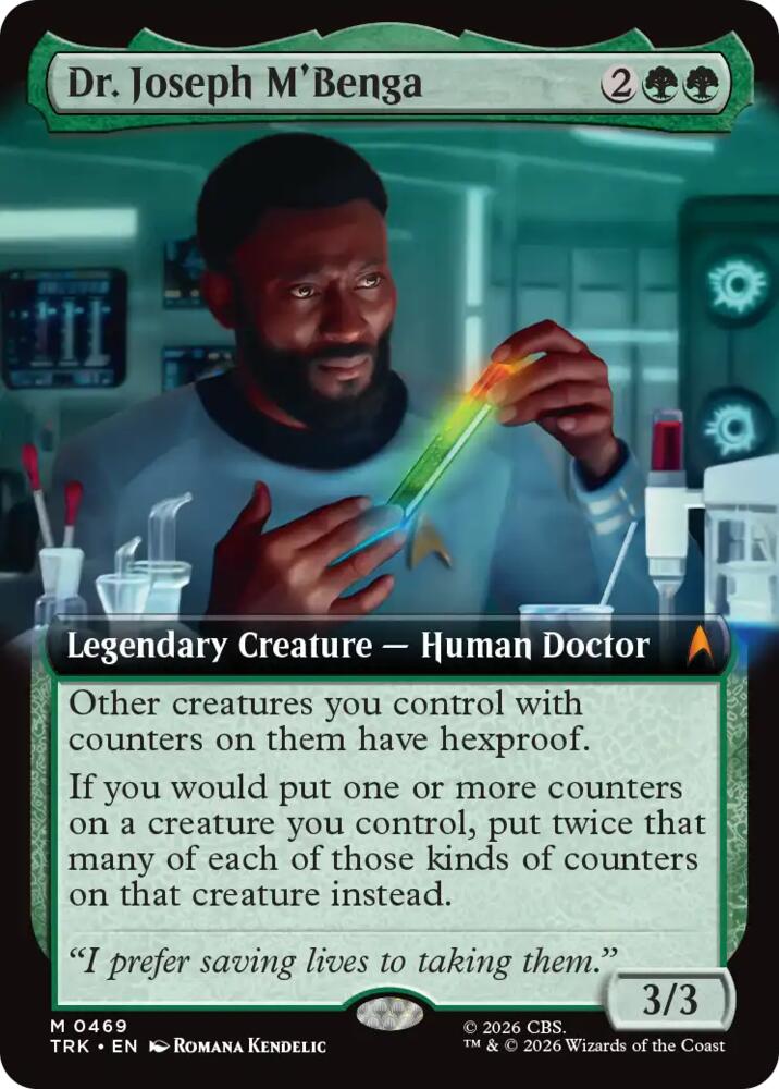 Dr. Joseph M'Benga (Extended Art) (469) [Star Trek]