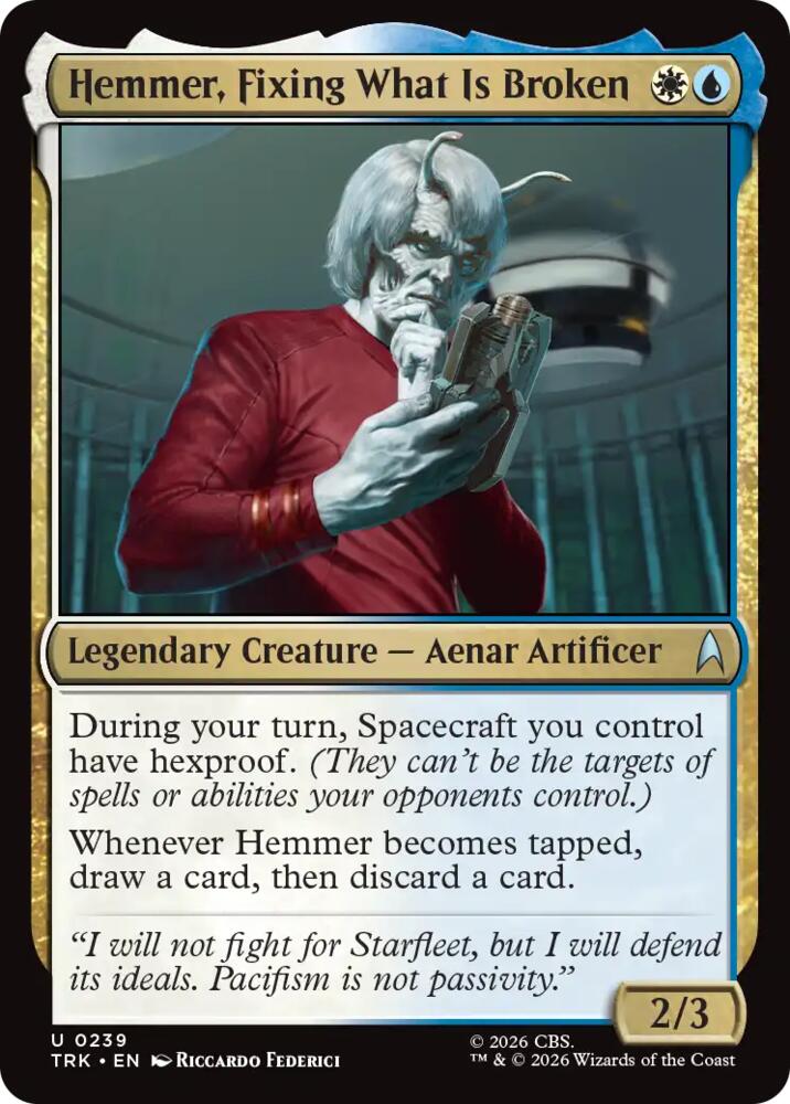 Hemmer, Fixing What Is Broken (239) [Star Trek]
