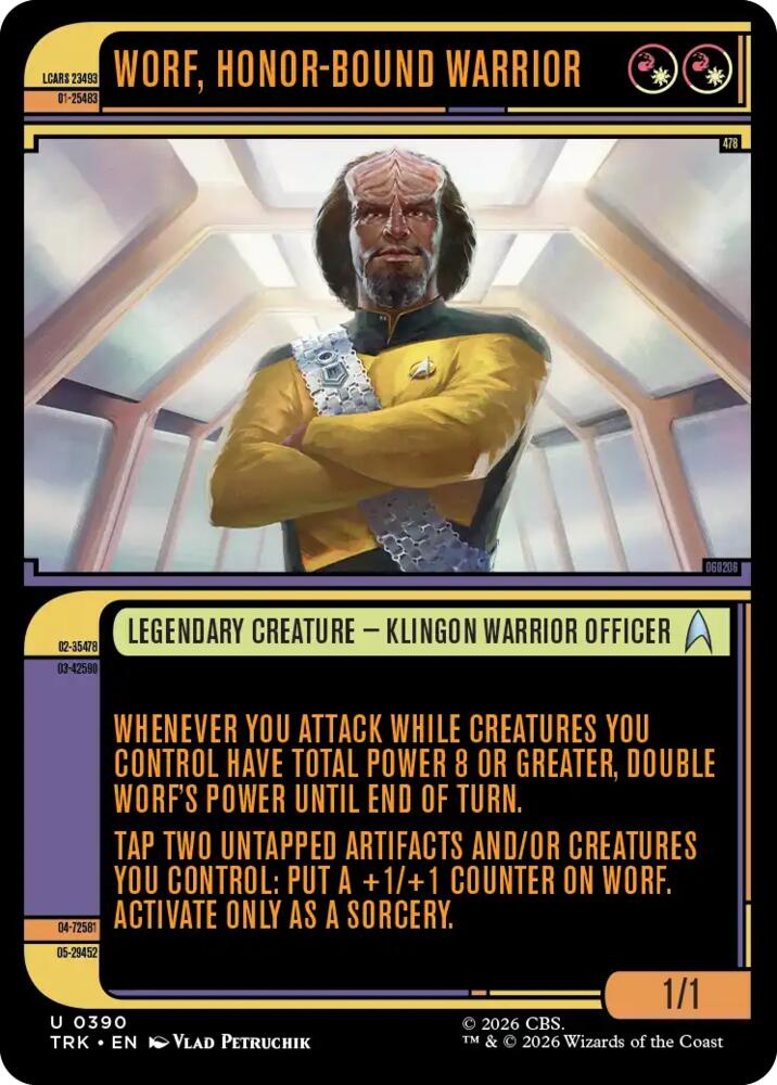 Worf, Honor-Bound Warrior (Showcase) (0390) (390) [Star Trek]