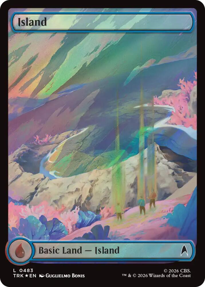 Island (0483) (Surge Foil) (483) [Star Trek]