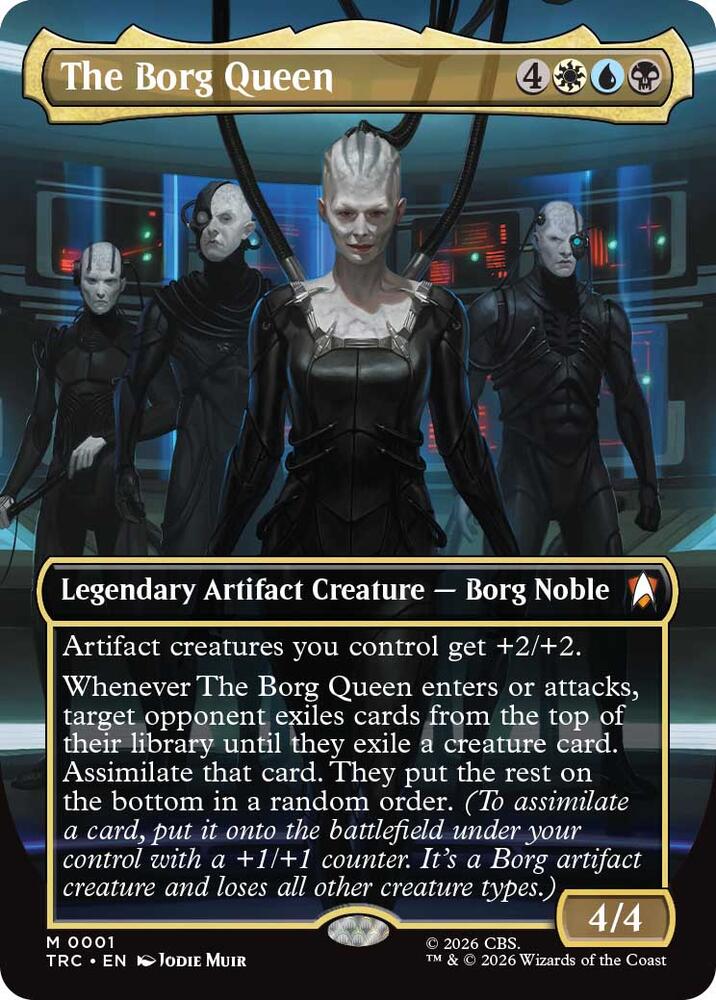 The Borg Queen (Borderless) (1) [Commander: Star Trek]