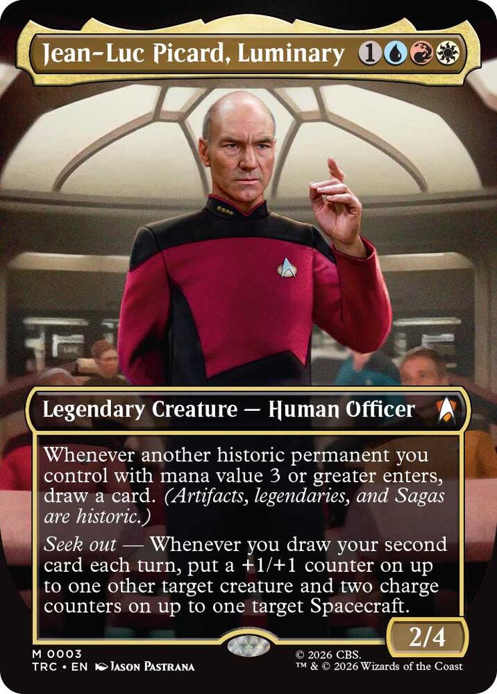 Jean-Luc Picard, Luminary (Borderless) (3) [Commander: Star Trek]