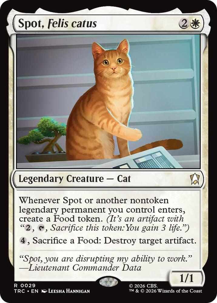 Spot, Felis catus (29) [Commander: Star Trek]