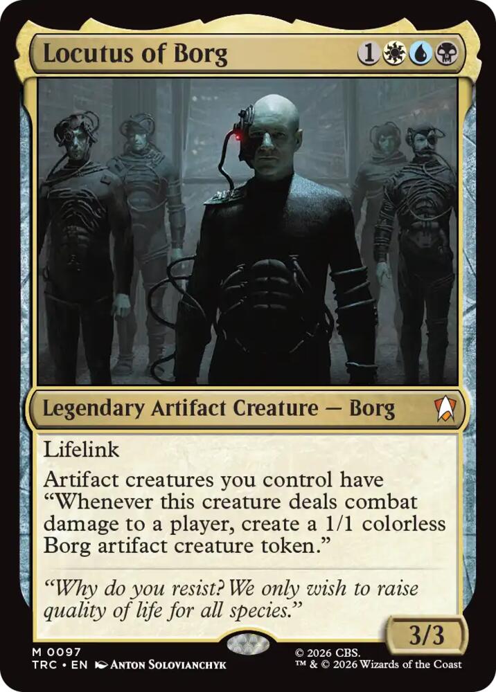 Locutus of Borg (Surge Foil) (97) [Commander: Star Trek]