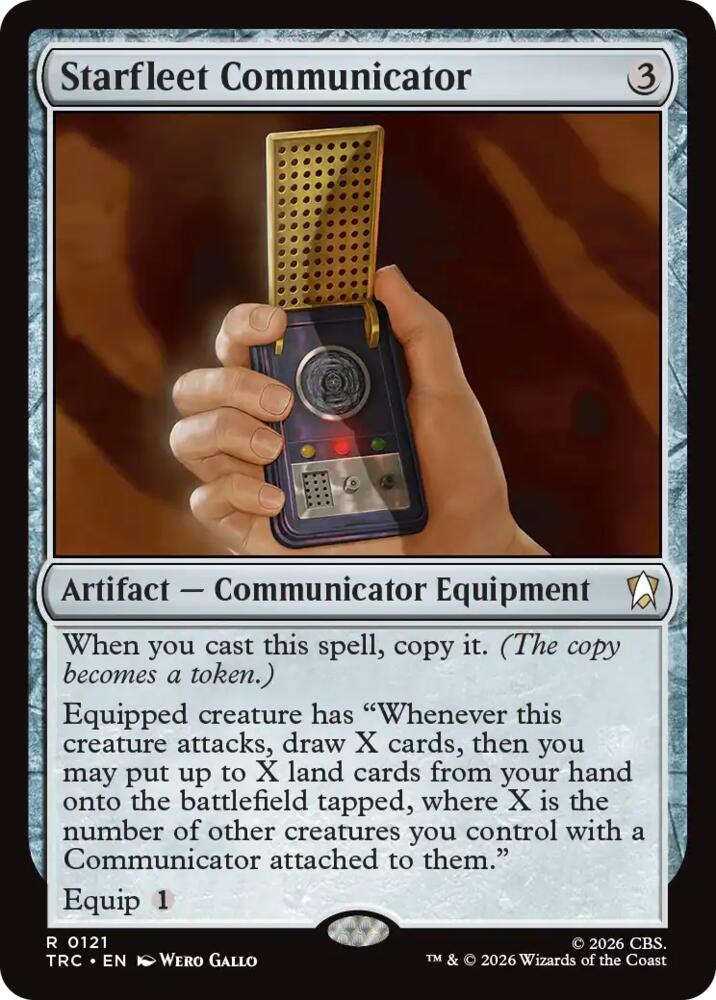 Starfleet Communicator (121) [Commander: Star Trek]
