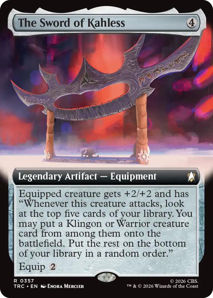 The Sword of Kahless (Extended Art) (357) [Commander: Star Trek]