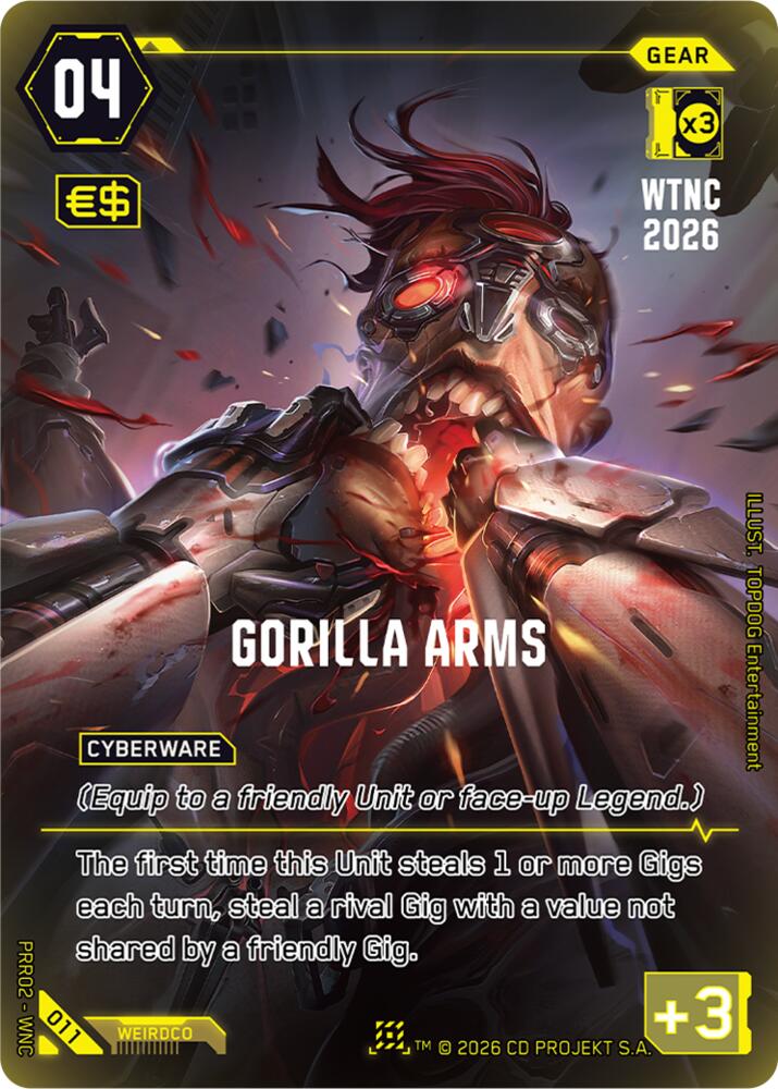 Gorilla Arms (Pre-release) (011) [Set 1 Promos]