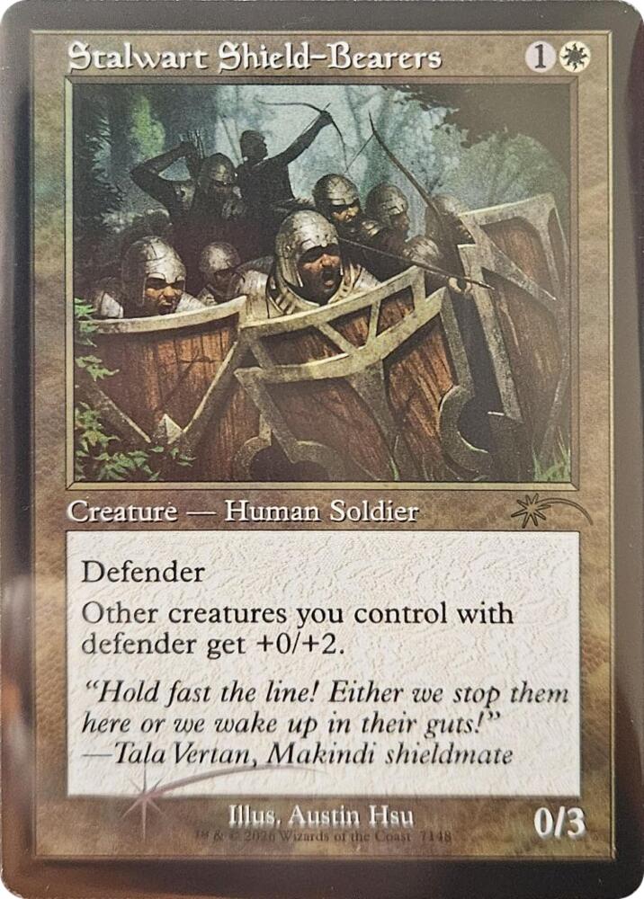 Stalwart Shield-Bearers (Retro Frame) (7148) [Secret Lair Drop Series]