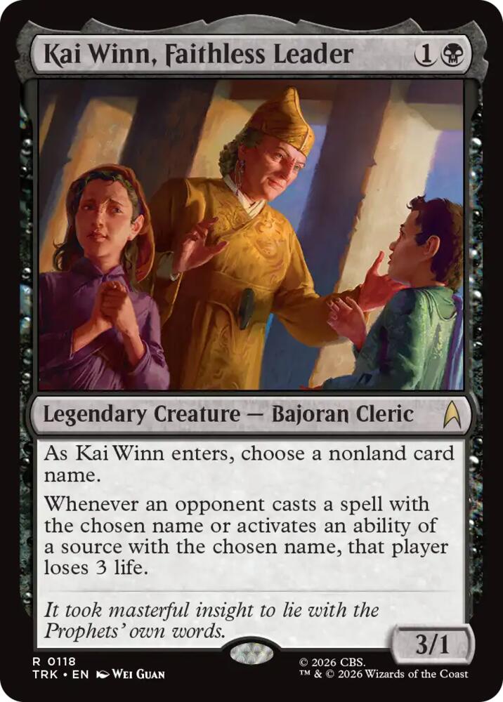 Kai Winn, Faithless Leader (118) [Star Trek]