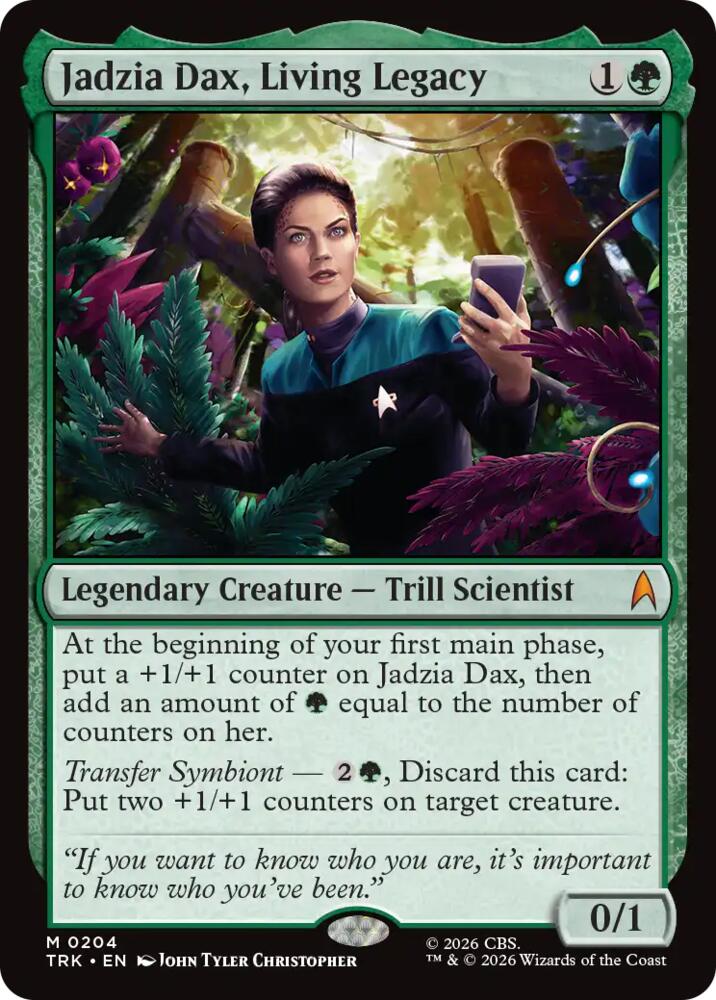 Jadzia Dax, Living Legacy (204) [Star Trek]