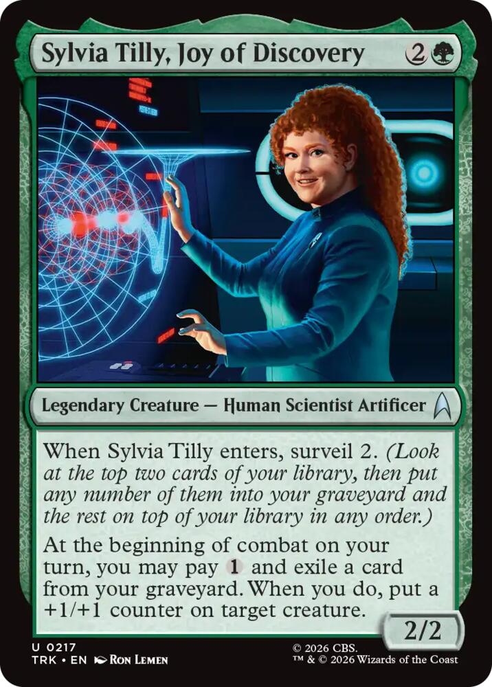 Sylvia Tilly, Joy of Discovery (217) [Star Trek]