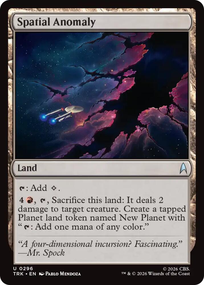 Spatial Anomaly (296) [Star Trek]
