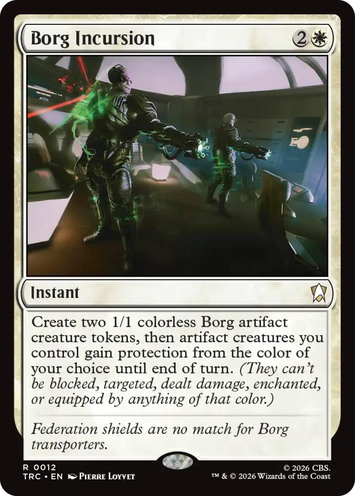 Borg Incursion (Surge Foil) (12) [Commander: Star Trek]