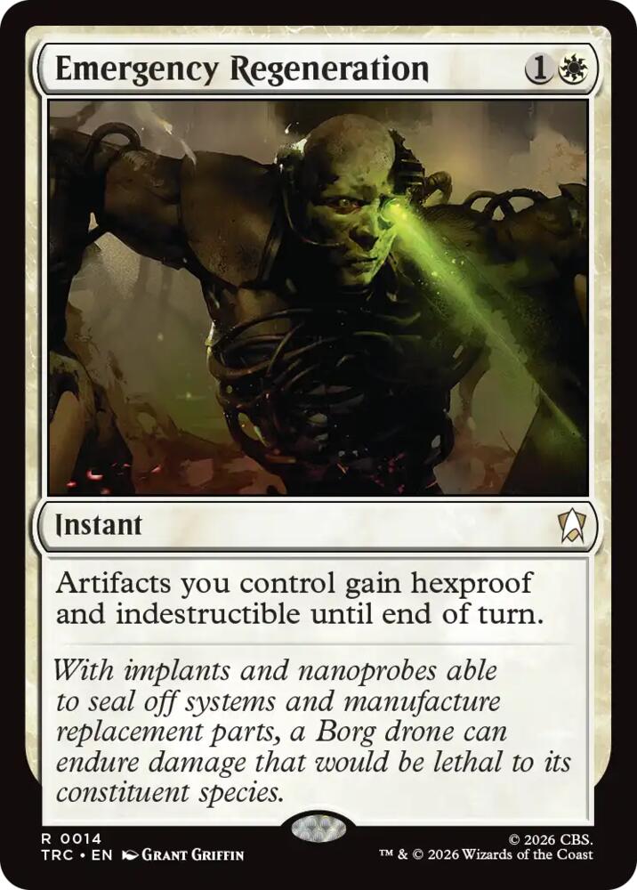Emergency Regeneration (Surge Foil) (14) [Commander: Star Trek]