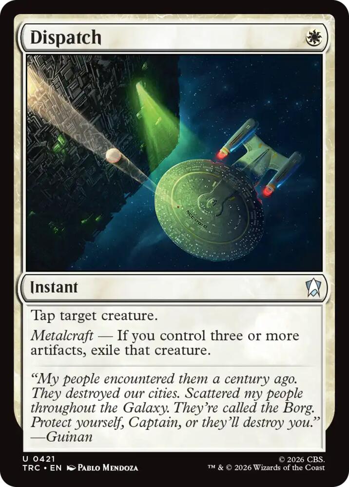 Dispatch (Surge Foil) (421) [Commander: Star Trek]