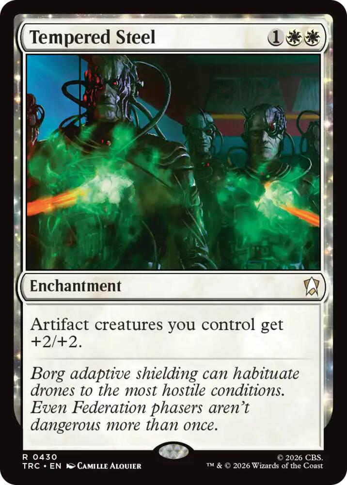 Tempered Steel (Surge Foil) (430) [Commander: Star Trek]